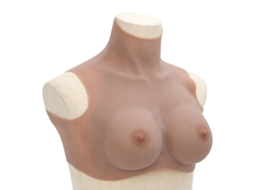 Vidaxl Peitoral De Silicone Bronzeado Copa D