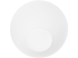 Cúpula Esférica de Vidro Fosco Branco de 18 Cm para Luminária Pendente em Quarto Ou Sala de Estar, Luz Difusa. SFUSHOS