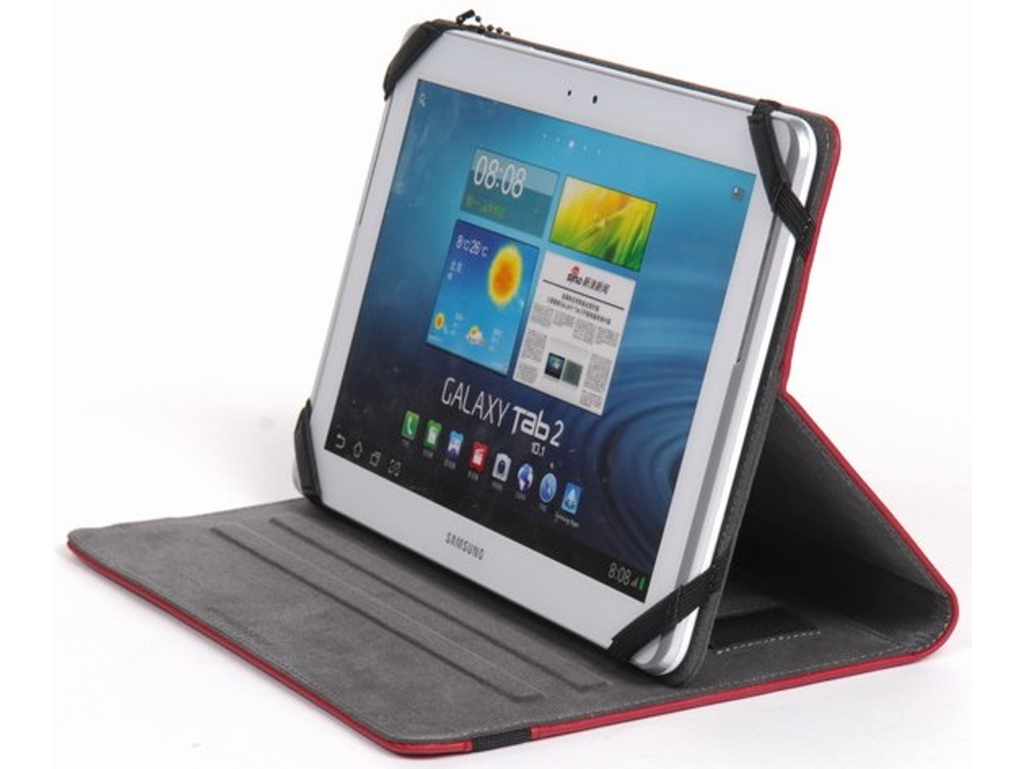 Capa p/ Tablet 10.1'' GOODIS c/ stand - Vermelha
