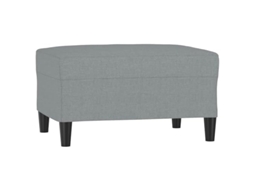 Footstool, Footstools Vidaxl Cinzeto Tecido (70 X 55 X 41 Cm)