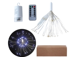 Luzes Decorativas De Cordão Com Temporizador E Gancho.