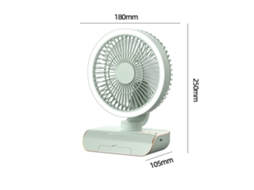 Laxiscreed Ventilador De Mesa Usb Com Ajuste De Velocidade Em 5 Modos Para Conforto E Portabilidade
