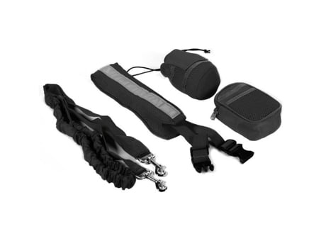 XCSOURCE Trela para Cães com Mãos Livres para Animais de Estimação Trela Reflexiva para Caminhada Cinto Ajustável com Bolsa de Telefone Para
