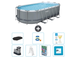 Bestway Piscina Bestway Power Steel Oval - 549x274x122 Cm - 8-peças S570