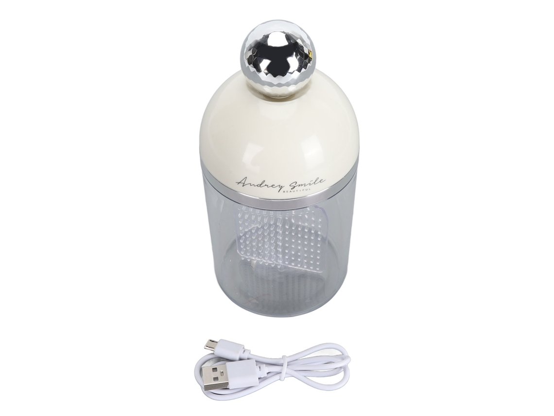Xícara Geradora de Espuma Elétrica para Limpeza Facial, Recarregável, À Prova Dágua, 500ml Branco