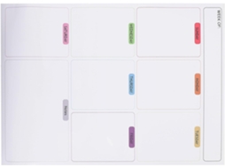 Quadro magnético multifuncional para menus de cozinha, adesivos de quadro branco para animais de estimação e ímã.