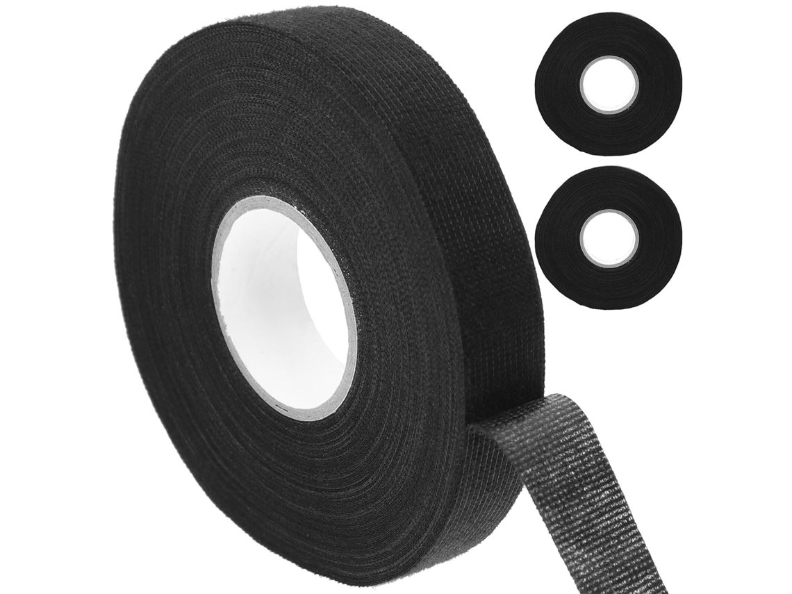Fita Adesiva Para Chicote Elétrico Automotivo Amosfun, 3 Rolos, Resistente A Altas Temperaturas, Para Uso Externo E Em
