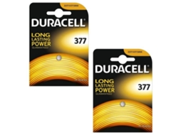 2 Baterias de Relógio de Óxido de Prata Duracell 377 1 5V Sr626Sw Ag4 626 D377 ALPEXE