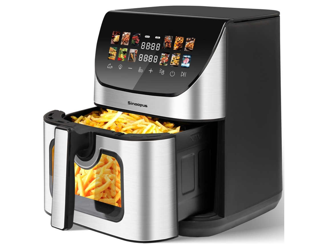 Fritadeira Sem Óleo XXL 8,5l 12 Programas Led Toque VELTRIX