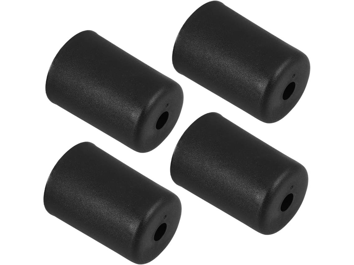 Lifkome Conjunto De 4 Pés Sofá Cônicos Plástico Com Parafuso Ajuste Para Cama, Mesa E Móveis De Sala Estar