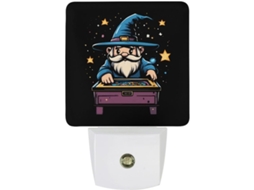Luminária noturna LED Pinballs Wizard com sensor crepuscular