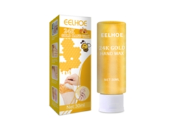 Máscara Eelhoe de Mãos com Ouro 24k, Hidratante e Exfoliante Suave LAXISCREED
