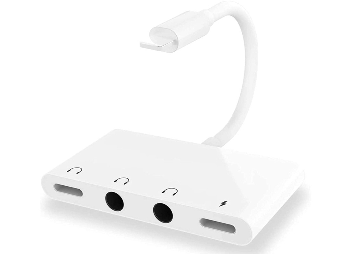 Adaptador de Fone de Ouvido para Iphone YIZHOOD Inf097 Branco