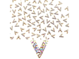 Decorações De Arte Para Unhas (flecha Triangular Com Strass, Embaladas Individualmente Em Sacos) Eoocoo