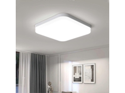 Omni lâmpada de Teto Led Quadrada 36w 3240lm 4500k, Design Ultra Fino, Economia de Energia, Ideal para Sala de Estar, Quarto, Cozinha, Banheiro