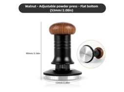 Laxiscreed Compactador De Café De Nogueira, Força De 30 Libras, Design Ajustável