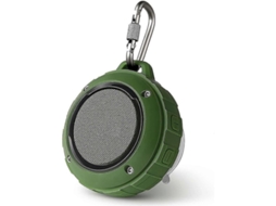 Caixa de Som Bluetooth À Prova de Água, Portátil com Subwoofer (verde)