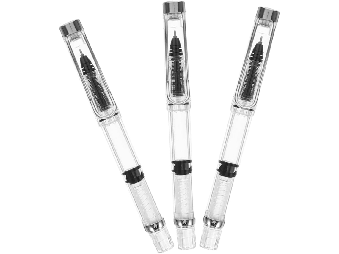 Conjunto De 3 Canetas Em Gel Recarregáveis, Com Design Ergonômico Que