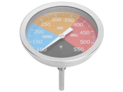 Termômetro De Metal Para Churrasqueira, Com Mostrador, Para Uso Doméstico, Ampla Faixa De Medição 100a 550 °f