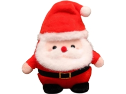 Boneco De Papai Noel Pelúcia Macio, Brinquedo Com Tema Natalino,