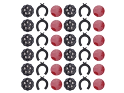 12 Rodas Caster Autoadesivas com Freio | S/MARCA