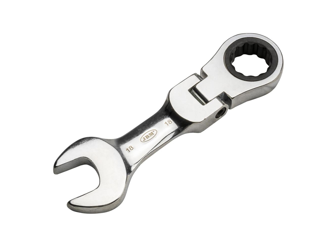 Mini chave combinada articulada com catraca 12mm JBM