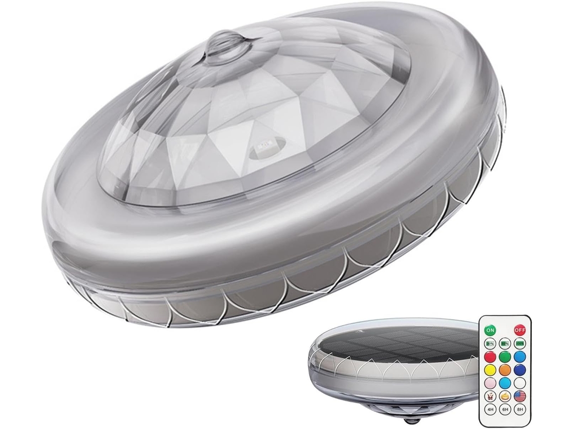Luzes Solares Flutuantes Piscina 10 Modos GOKOCO