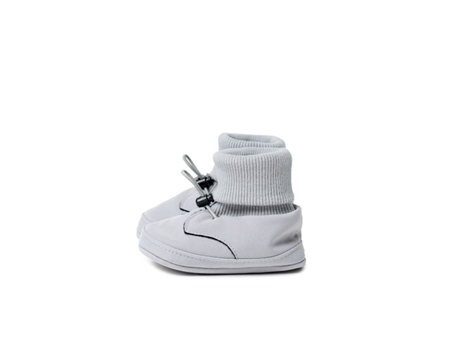MOMAWO Booties de Porteo Tejido Softshell Y Algodón Ajuste Al Tobillo Botas de Porteo Invierno Ligeras Cálidas e Impermeables Color Grey. Talla 1