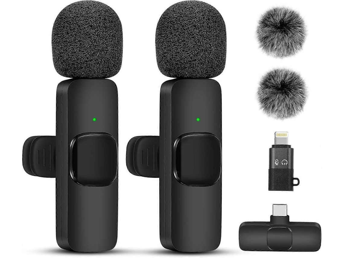 Microfone De Lapela Sem Fio, Microfone De Gravação Profissional Compatível Com Aquaforge