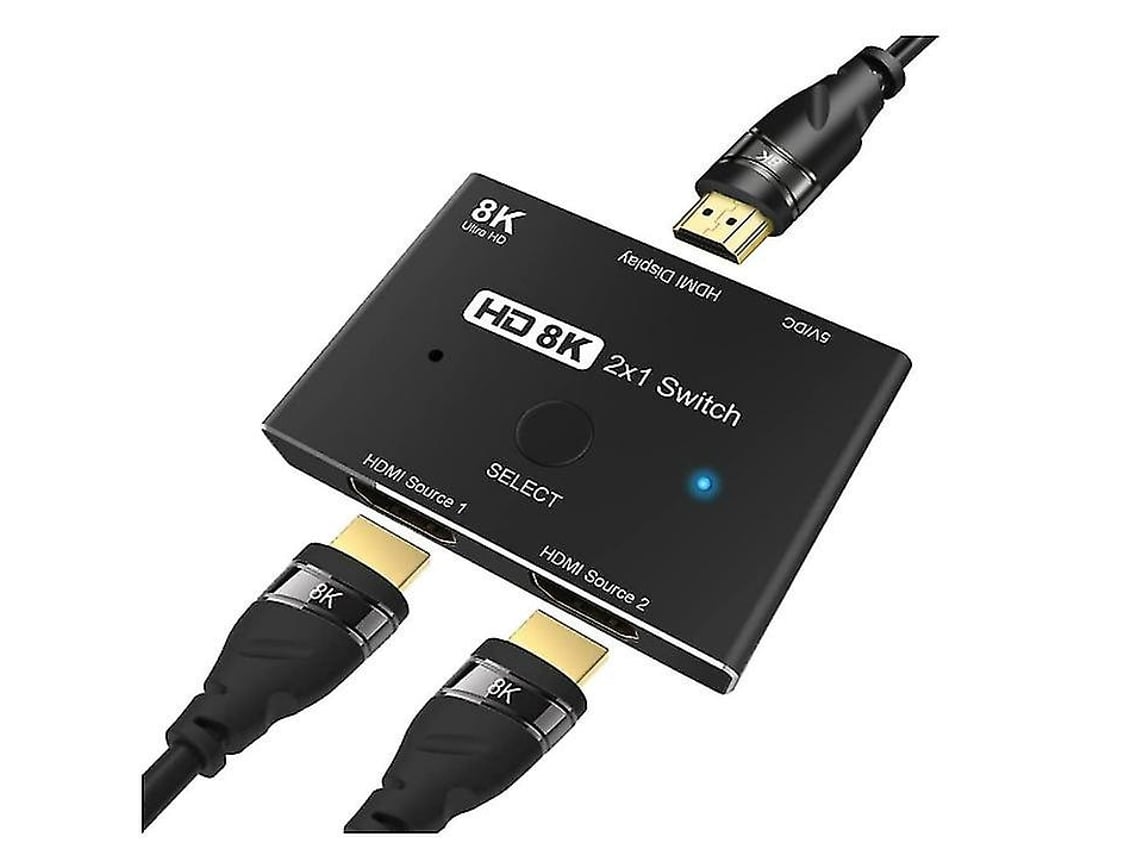Adaptador Hdmi Switch 2.1 Versão 8K YIZHOOD Inf032 Preto