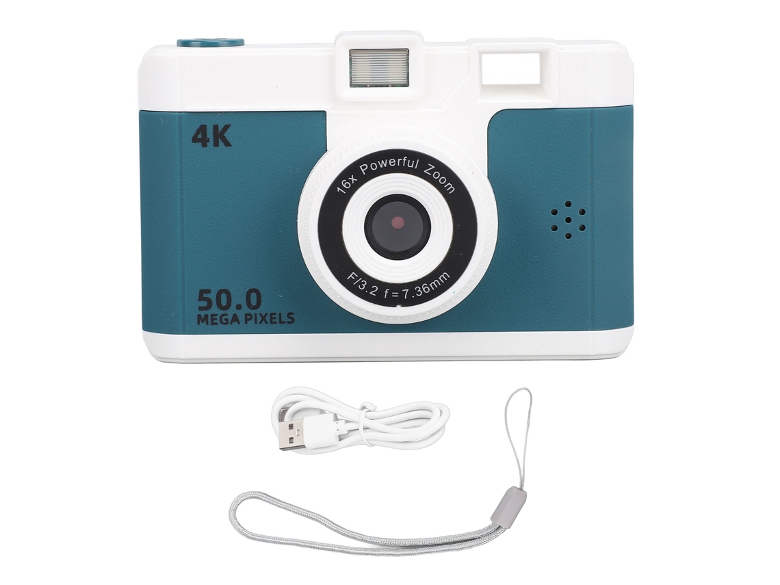 2026 câmera Digital Compacta Pequena com Lente Dupla, Sem Fio para Vlogging e Gravação de Vídeo