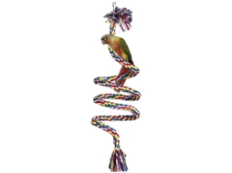 2026 percha Colgante de Cuerda para Aves Linjou Juguete de Jaula para Pericos Cotorras 39 Pulgadas