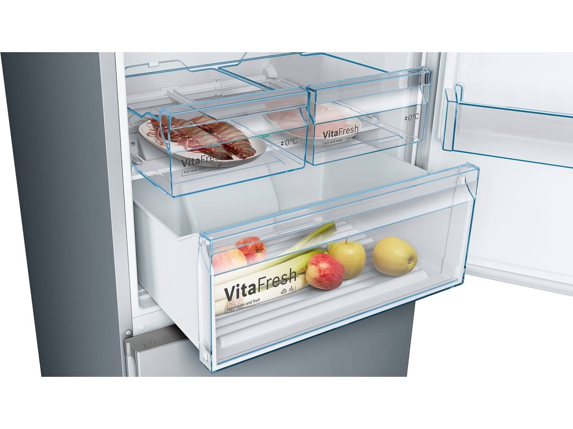 Frigorífico Combinado BOSCH KGN49XLEA (No Frost - 203 cm - 438 L - Inox)