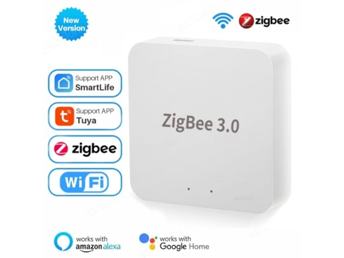 Lurelia Tuya Zigbee 3.0 Gateway Hub Smart Home Wireless Bridge Smart Life App Comando Remoto Dispositivo De Automação Funciona Com Alexa Google