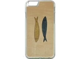 Capa iPhone 6, 6s, 7, 8 G-CODE Portugal Sardinhas Castanho