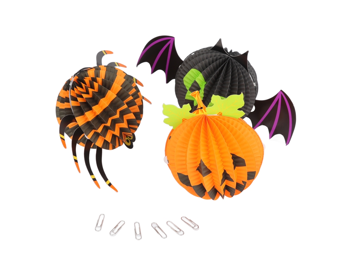 Primerox lanterna de Aranha Halloween 3d com Padrões de Abóbora Morcego Decorativo Indoor Outdoor