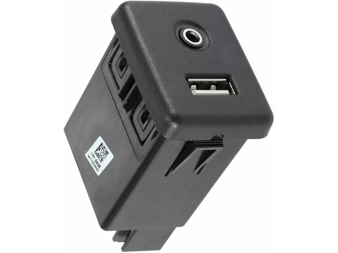 Conector De Interface Usb Aux Para Console Central Do Vauxhall Astra K 2016-2025 Entrada Dupla