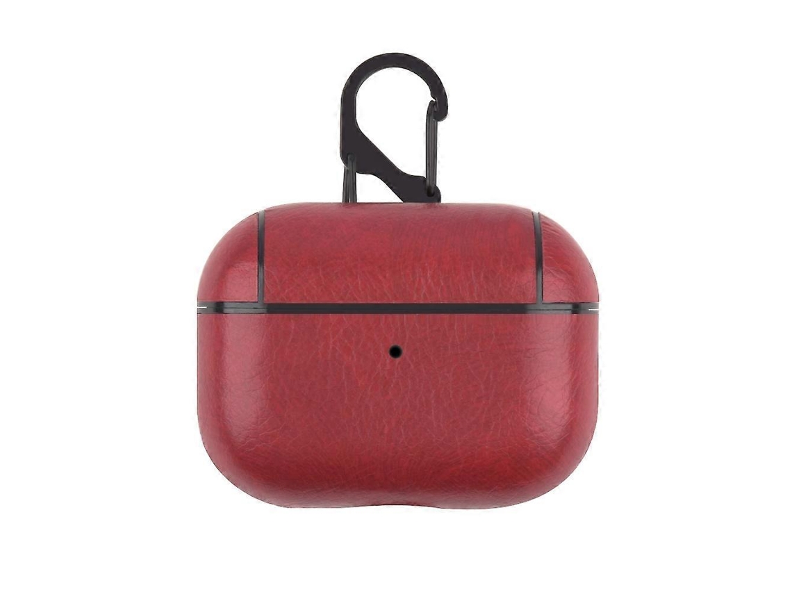 Capa protetora de couro com gancho para fones de ouvido (exceto Apple AirPods Pro). GIECY