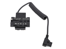 2026 batería Falsa D Tap a Np F550 Adaptador de Alimentación D Tap para Cámara