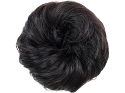 Aplique de Cabelo com Coque Desarrumado 10 Cm SFUSHOS