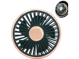 Ventilador Portátil Para Carro Com 3 Velocidades Ajustáveis, Potente E De Longa Duração