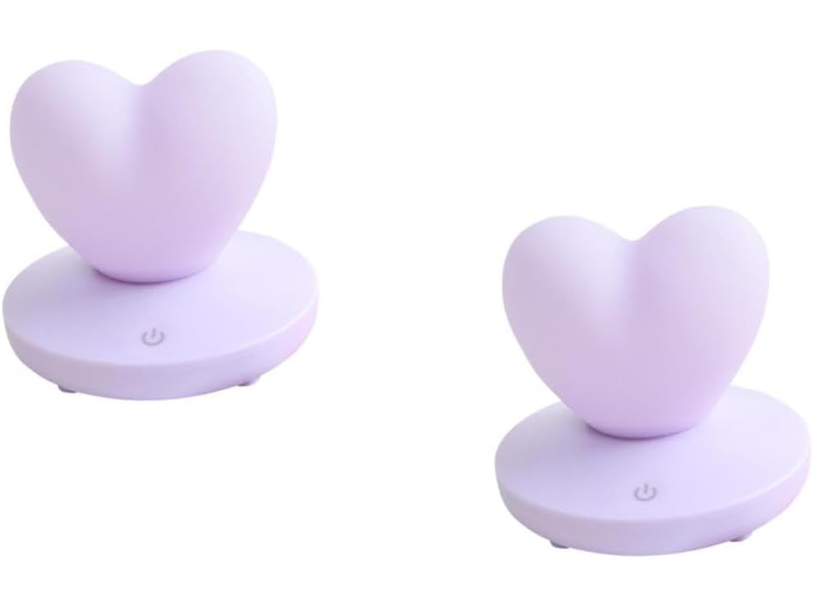 Conjunto de 2 Luminárias Noturnas Recarregáveis para Quarto Infantil e Decoração de Dormitório SFUSHOS