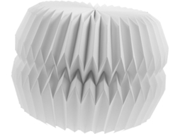 Lustre Dobrável De Papel Origami Ecológico Com Capa Decorativa Para Sala De Estar E Restaurante.