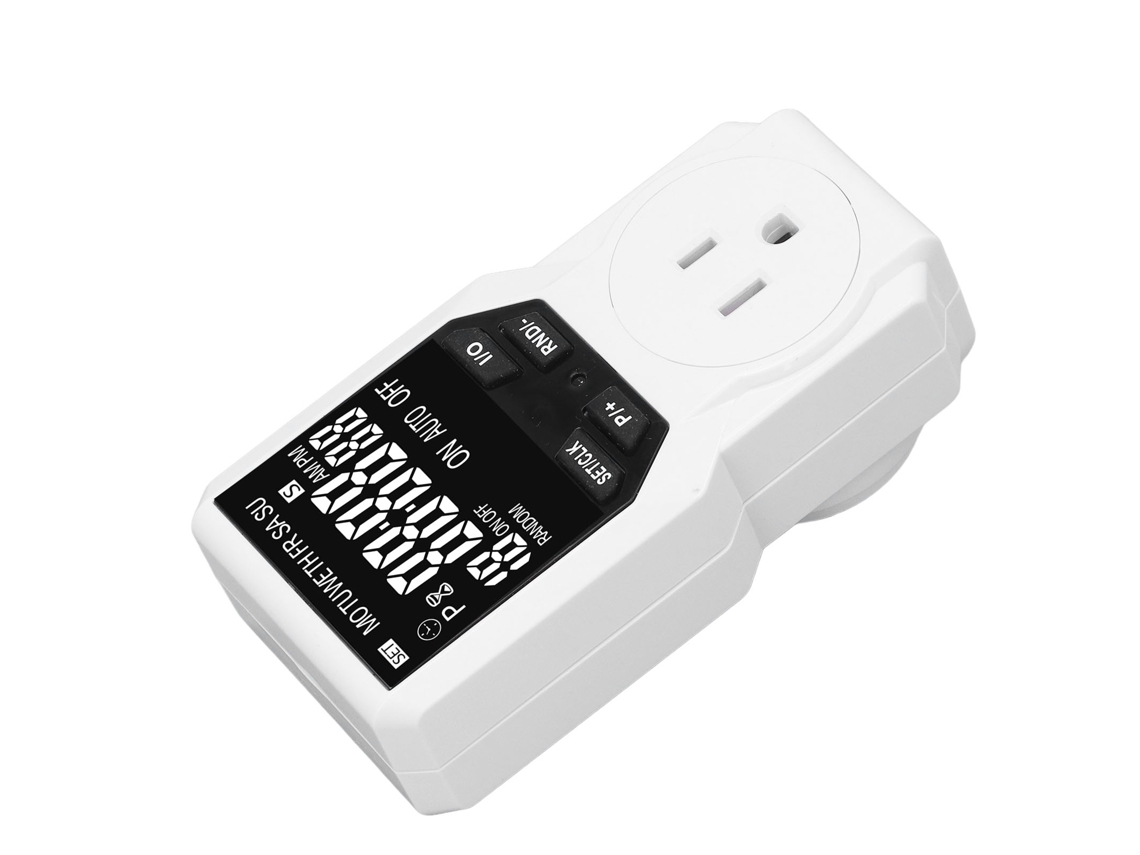 Laxiscreed Temporizador De Socket Com Grande Tela E Contagem Decrescente Para Uso Fácil