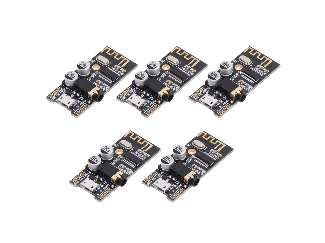 Kit De Módulo De Áudio Bluetooth Sem Fio - 5 Peças Para Amplificador De Alto-falante