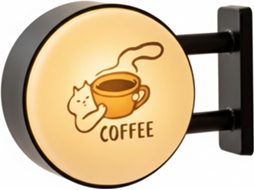 Ímãs De Geladeira Com Design Retrô Genérico Café E Luz Ambiente Letreiros Luminosos Vintage Para Lojas Bares, Ideais