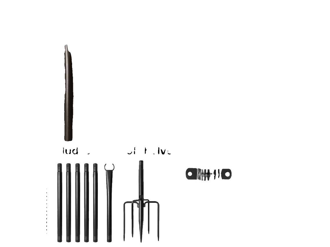 Polo De Luz, Design Multi-seção, Resistente Às Intempéries, 4pcs
