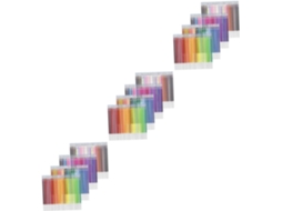 Nuobesty Pacote Com 3 Refis De Tinta Para Canetas Em Gel, 48 Cores
