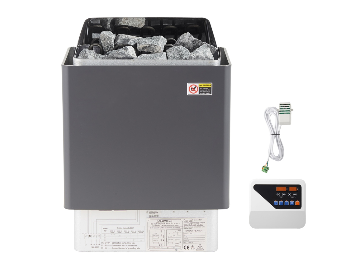 Aquecedor De Sauna Succebuy Controlador De Sala De Sauna 9kw Aquecedor Elétrico