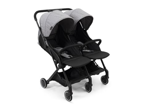 Carrinho De Passeio Para Gémeos Adige Grey Baninni